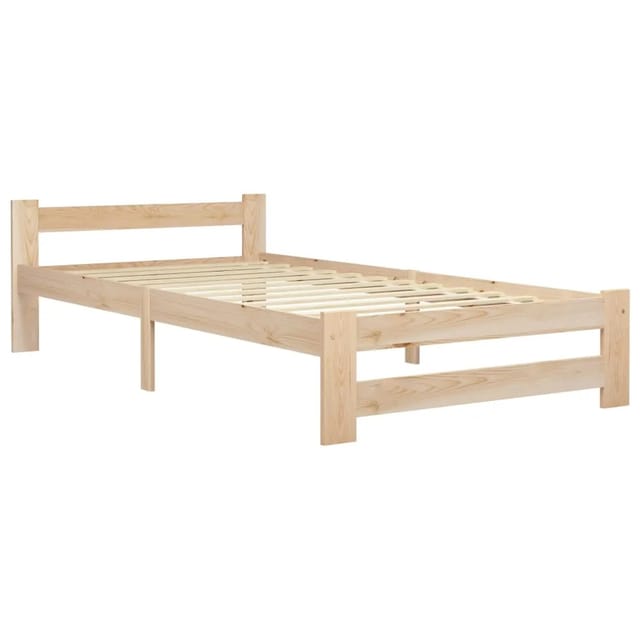 vidaXL Massivholzbett Kiefer 100x200 cm649441