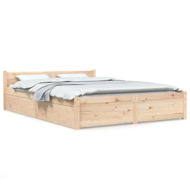 vidaXL Bett mit Schubladen 120x200 cm Modell 11119779