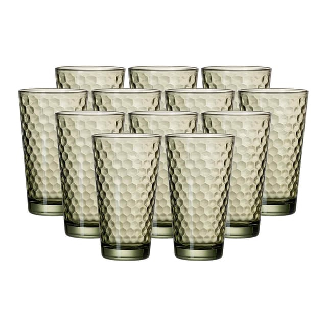 Ritzenhoff & Breker Favo Longdrinkgläser 400 ml 12er Set oliv