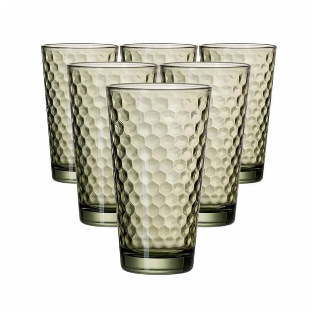 Ritzenhoff & Breker Favo Longdrinkgläser 400 ml 6er Set oliv
