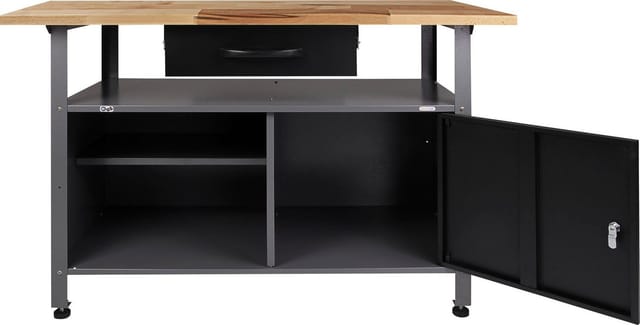 Ondis24 Werkbank Set Klaus 120 cm 1 Schrank Werkstatt