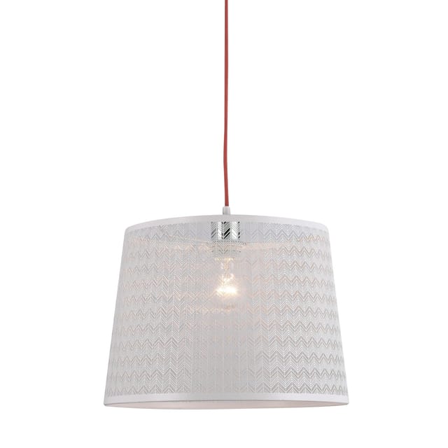 Dapo Decken Pendelleuchte Julin aus Metall Weiss E27