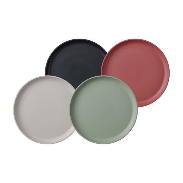 Mepal Silueta Frühstücksteller 23 cm 4er Set Mixed