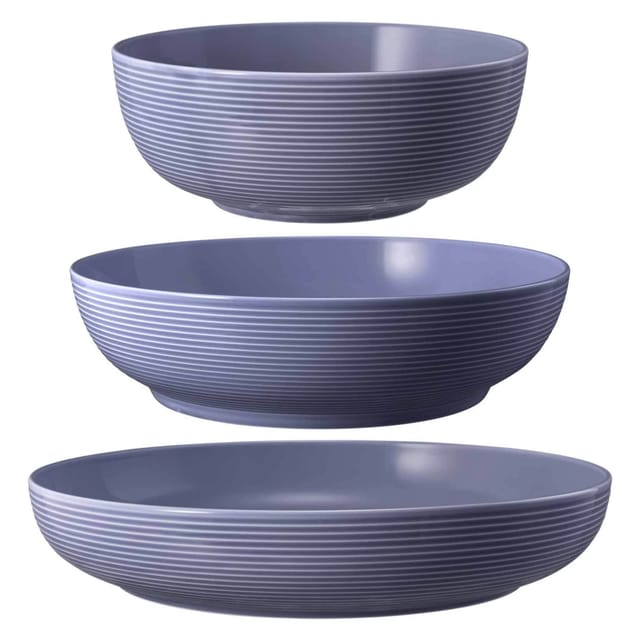 Seltmann Weiden Beat Coor Glaze Foodbowl Set 3-teilig Fliederblau