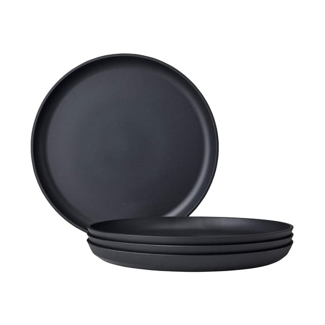 Mepal Silueta Frühstücksteller 23 cm 4er Set Nordic Black