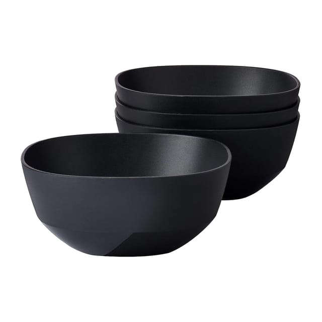 Mepal Silueta Schalen 750 ml 4er Set Nordic Black