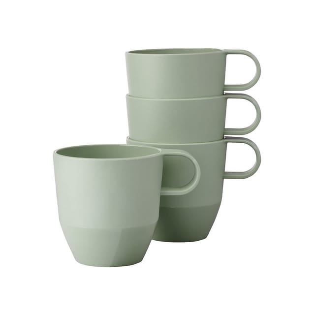 Mepal Silueta Henkelbecher 300 ml 4er Set Nordic Sage
