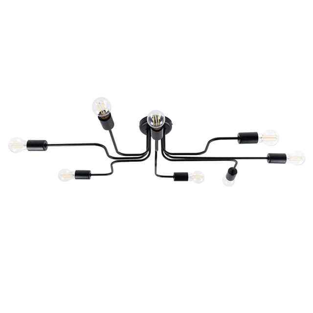 Sollux Lighting Kronleuchter Vector 8 Schwarz