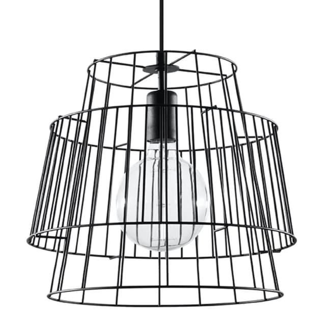 Sollux Lighting Hängeleuchte Gate Schwarz