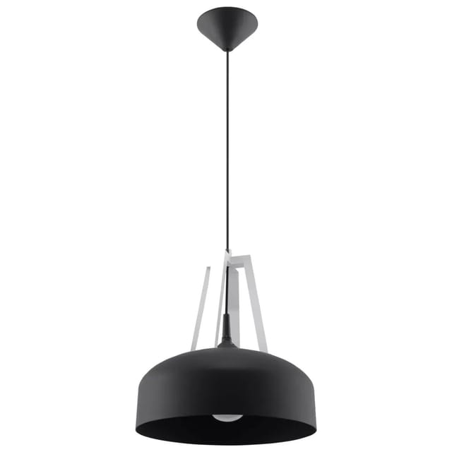 Sollux Lighting Hängeleuchte Csaco Schwarz/Weiß