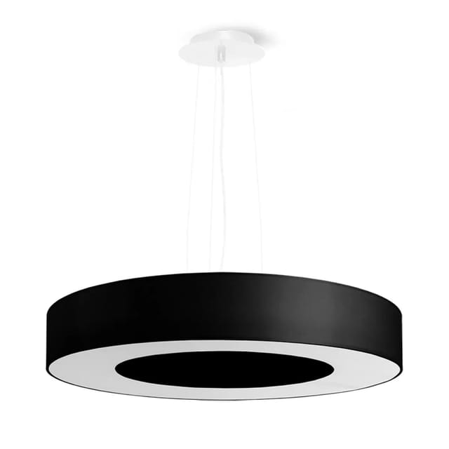 Sollux Lighting Kronleuchter Saturno Slim 50 Schwarz