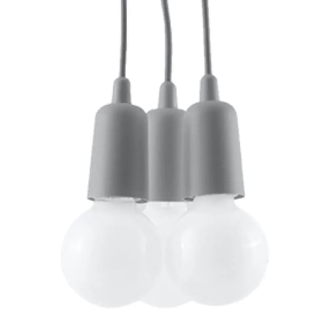 Sollux Lighting Hängeleuchte Diego 3 Grau