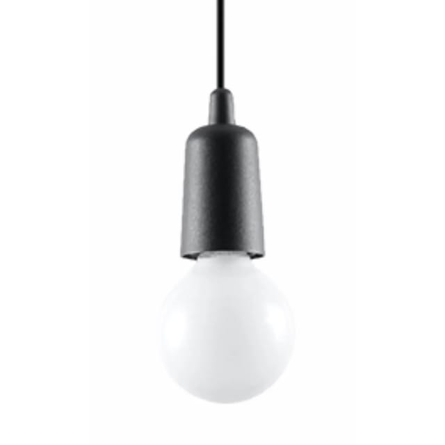 Sollux Lighting Hängeleuchte Diego 1 Schwarz