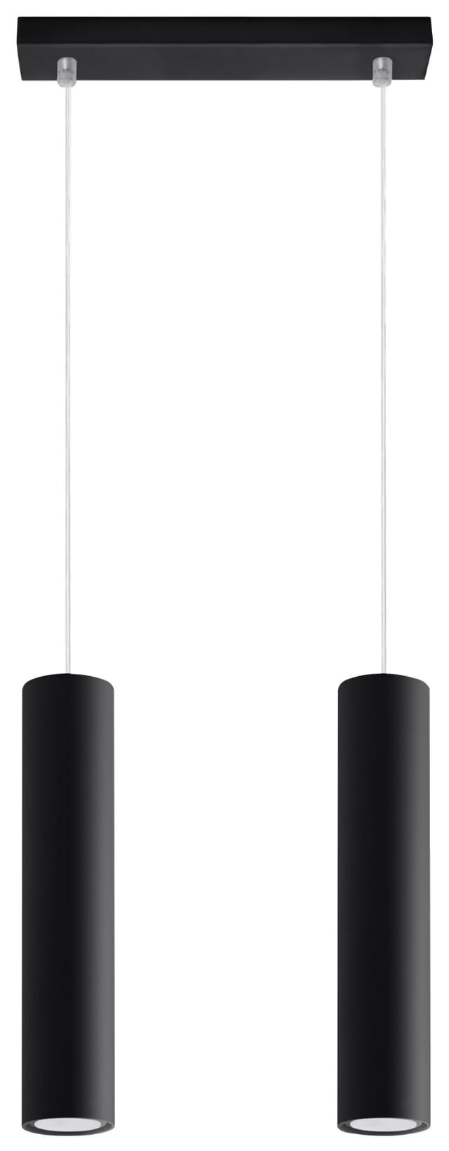 Sollux Lighting Hängeleuchte Lagos 2 Schwarz