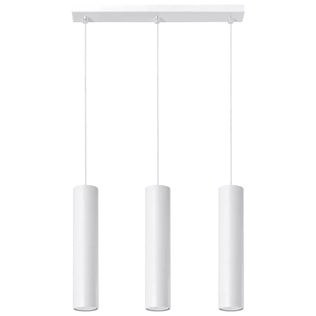 Sollux Lighting Hängeleuchte Lagos 3L Weiß