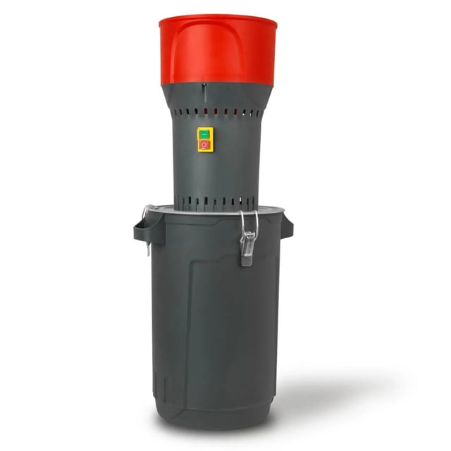 EBERTH Elektrische Getreidemühle 25L Eimer 1000W 6L Einfülltrichter 300 kg/h