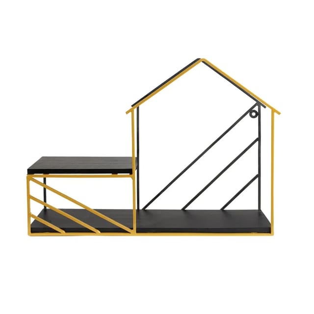 KARAT Wandregal Tabor Moderne Und Minimalistische Wohndekoration In Schwarz Und Gold