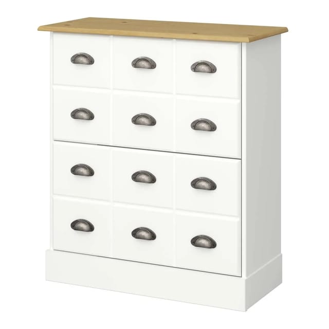 ebuy24 Orienty Schuhschrank 2 Klapptüren Weiß