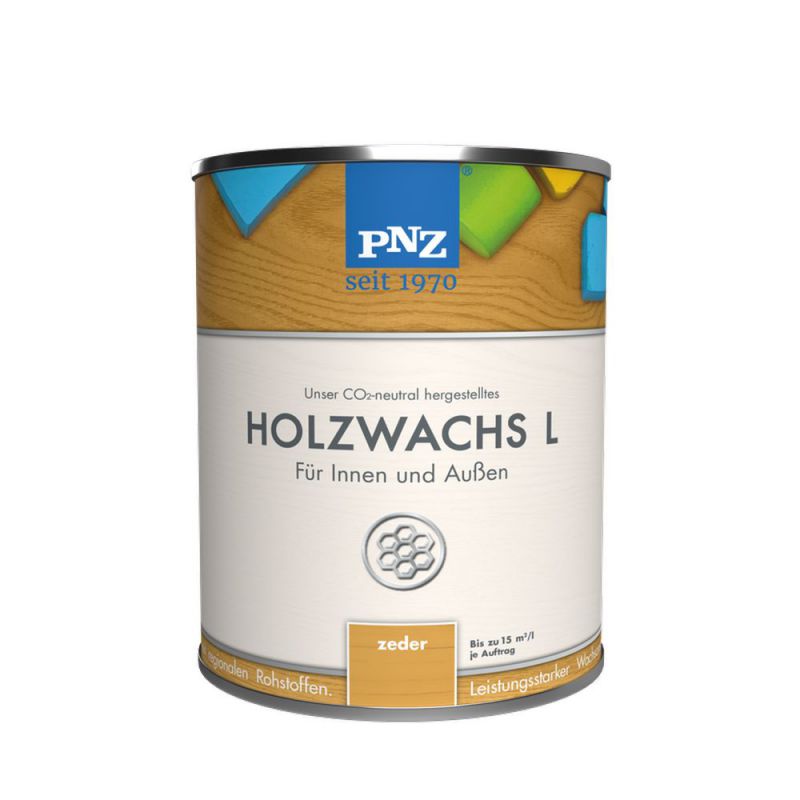 Holzwachs L (kiefer) 2,50 L - 76119 - Pnz
