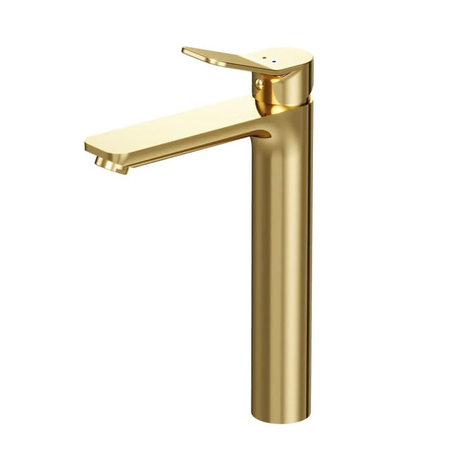 AM.PM Waschtischarmatur mit hohem Auslauf X-Joy Wasserhahn Bad Gold