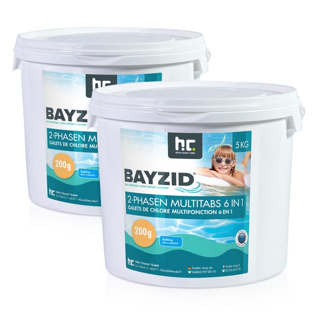 Bayzid 6in1 2-Phasen-Multitabs 200g 2 x 5kg