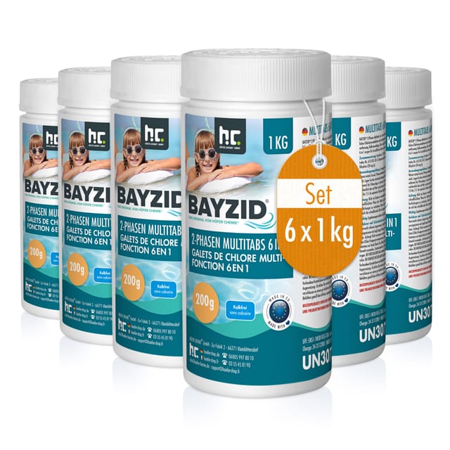 Bayzid 6in1 2-Phasen-Multitabs 200g 6 x 1kg