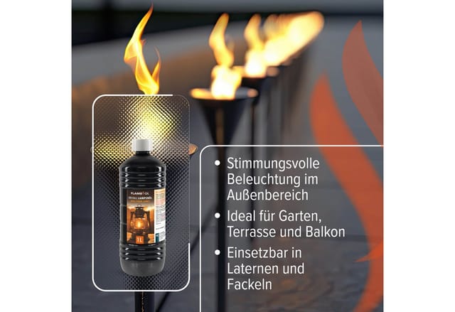 Flambiol Lampenöl Hochrein Kristallklar 6 x 1l
