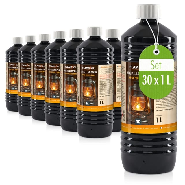 Flambiol Lampenöl Hochrein Kristallklar 30 x 1l