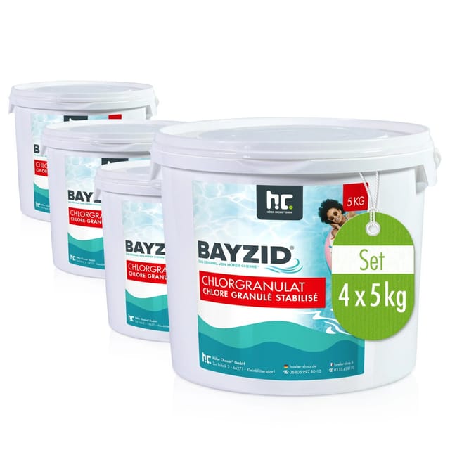 Bayzid Chlorgranulat für Pools 4 x 5kg