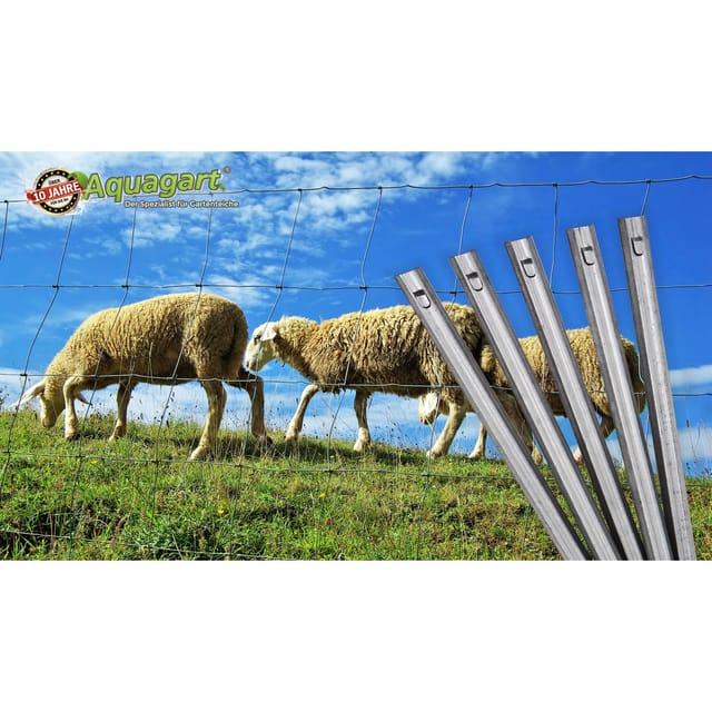 Aquagart 150 W-Profil Zaunanker Erdankerfür Wildzaun Forstzaun Weidezaun 50cm