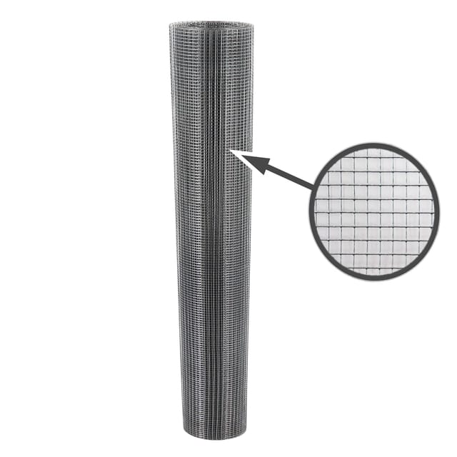 Aquagart 40m x 1m Volierendraht 6,3mm Drahtgitter Schweissgitter Wühlmausgitter Drahtgeflecht