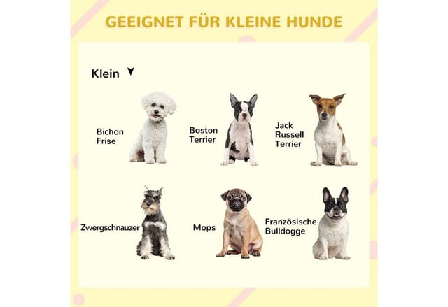 PawHut Hundehütte mit Terrasse