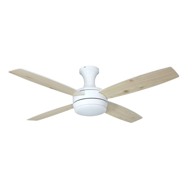 AIRERYDER Deckenventilator Saturn Weiß 132 cm mit Beleuchtung und Fernbedienung