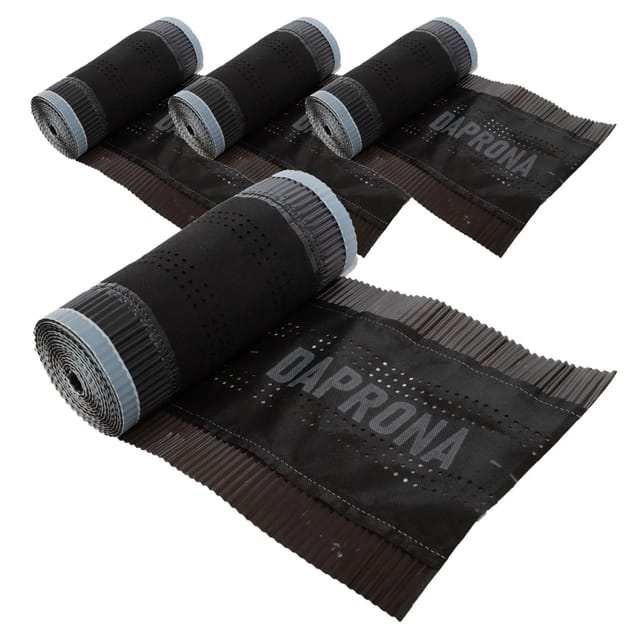 Daprona Firstrolle Alu Super Vent 4x 5m x 230mm Braun Abdichtung Dachfirst