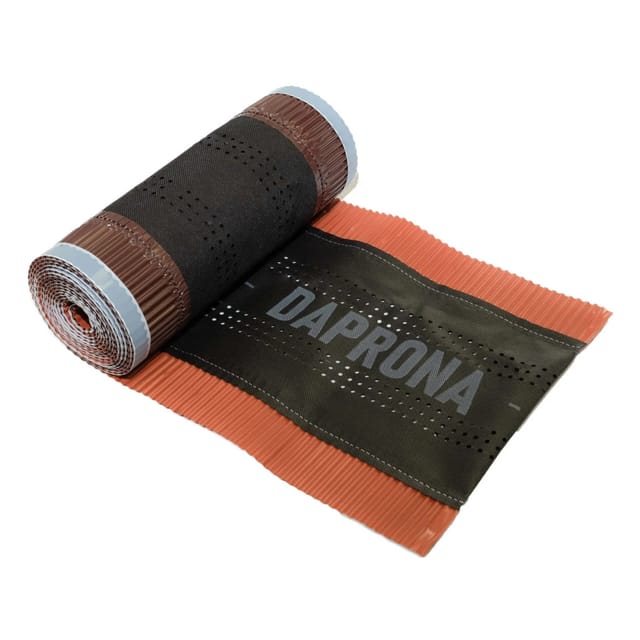 Daprona Firstrolle Alu Super Vent 5m x 390mm Rot Abdichtung Dachfirst