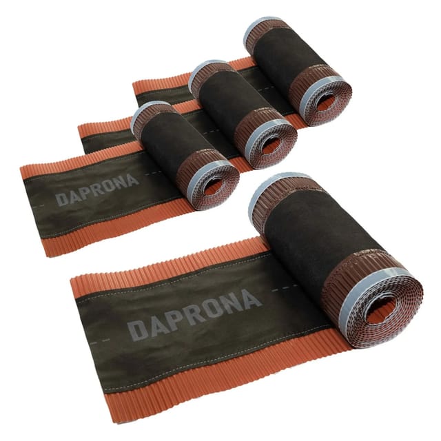 Daprona Firstband Alu 4x 5m x 390mm Rot zuverlässige Abdichtung Dachfirst