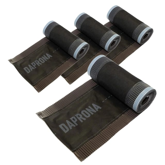 Daprona Firstband Alu 4x 5m x 300mm Braun zuverlässige Abdichtung Dachfirst