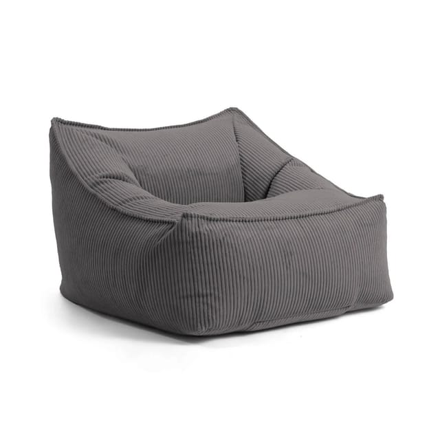 mokebo Sitzsack Sessel aus Cord Der Lümmel XXL Sitzsack Cord Sessel oder Sitz Sessel in Anthrazit