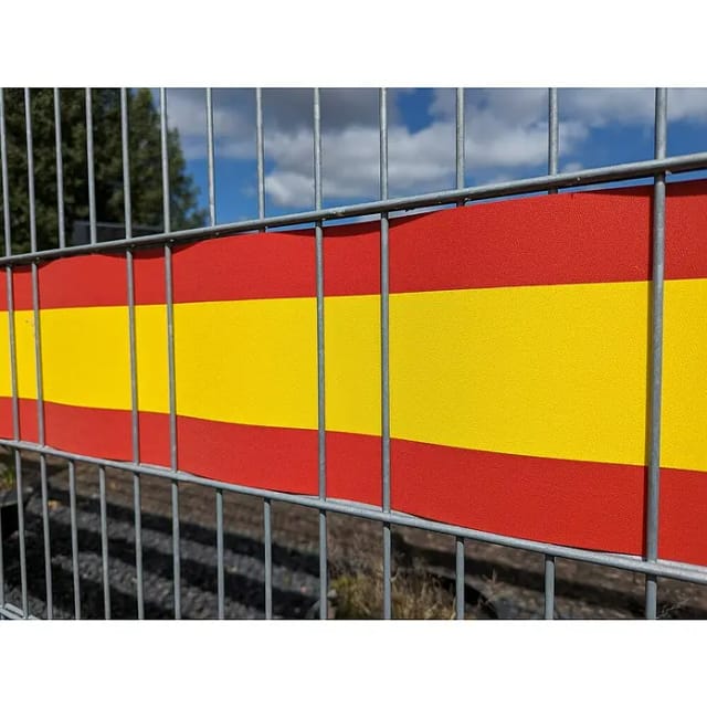 zaunzu Sichtschutz Fanartikel Spanien für Doppelstabmatten Akzentstreifen