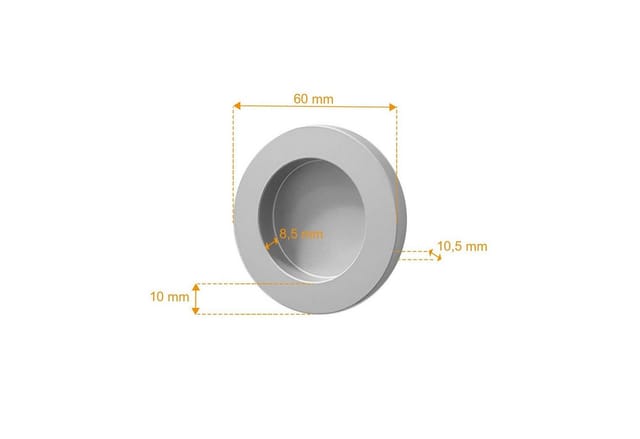 inova Glasschiebetür Blockstreifen 1510 x 2035 mm Komplettset mit Griffmuschel inkl. 2Seitiger Softclose