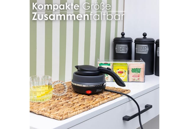 Zilan ZLN-1986 Reisewasserkocher Faltbar 0,5 L