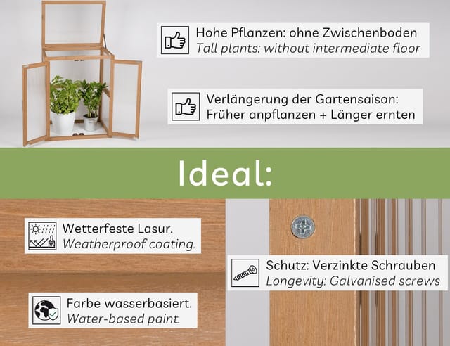 needs&wants Mini-Gewächshaus Framy2