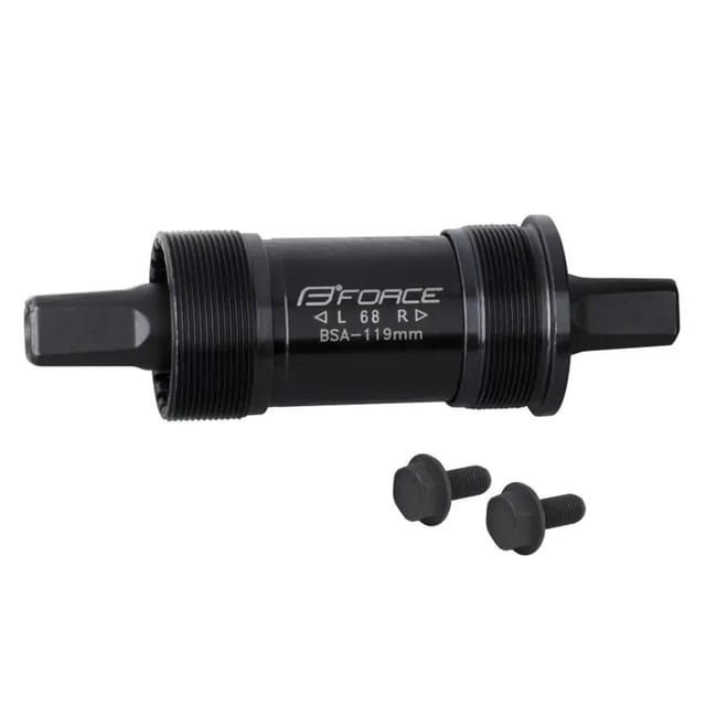 Force 4-Kant Stahl Tretlager mit BSA Gewinde Länge 119 mm