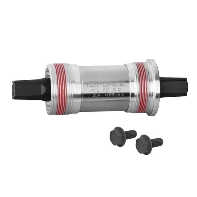 Force 4-Kant Alu Tretlager mit BSA Gewinde Länge 122,5 mm