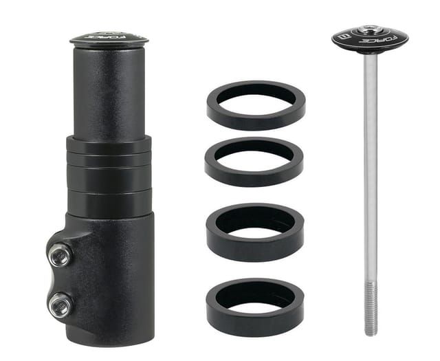 Force Verlängerung des 1 1/8 Zoll Gabelschaftes um 65 mm mit 3 Distanzringen