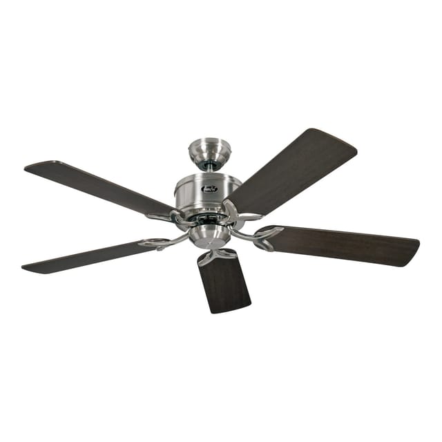 CASAFAN Energiespar Deckenventilator mit Fernbedienung Eco Elements 132 cm Chrom Gebürstet