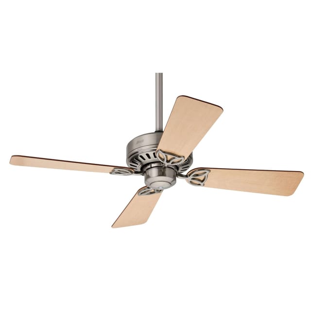HUNTER FANS Deckenventilator Hunter Bayport 107 cm Nickel Gebürstet mit Zugkette