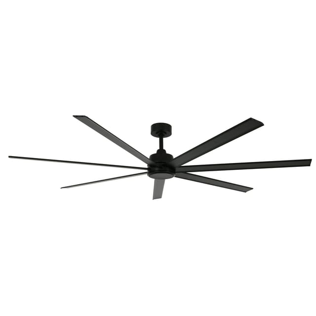 Lucci Air Energiespar Deckenventilator mit Fernbedienung Atlanta II 183 cm Schwarz