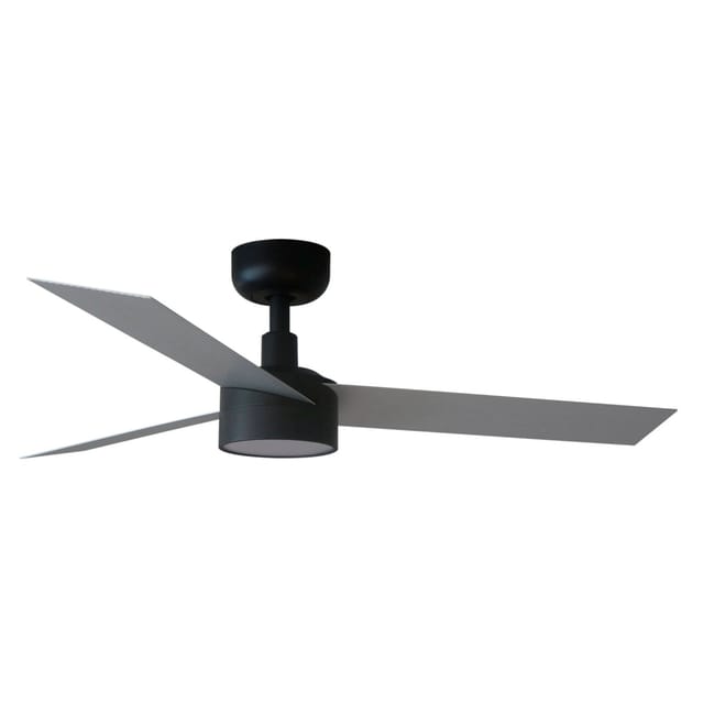 FARO Energiespar Deckenventilator mit LED Beleuchtung und Fernbedienung Cruiser S Aluminium 106 cm