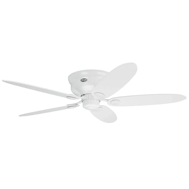 HUNTER FANS Deckenventilator Hunter Low Profile III Weiß mit Zugschalter